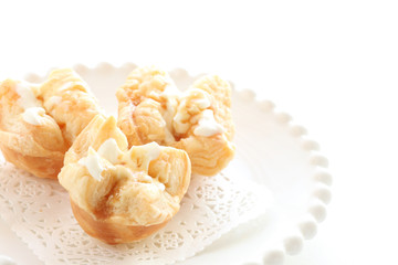 Cream cheese and pineapple pastry for home bakery image