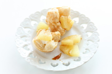 Cream cheese and pineapple pastry for home bakery image