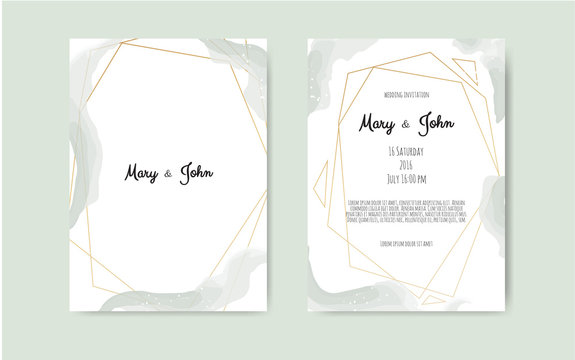 Vector watercolor background, elegant simple card templates. Pastel color backdrops. Party, baby shower templates.
