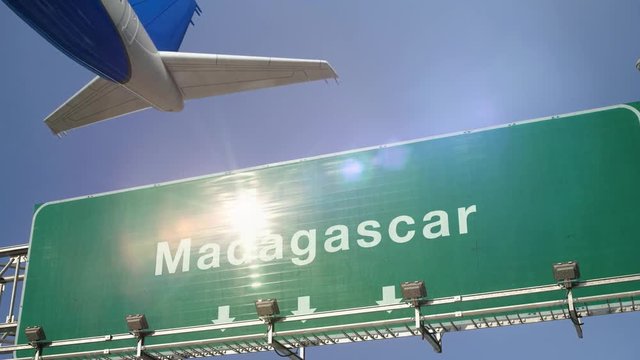 Airplane Take off Madagascar