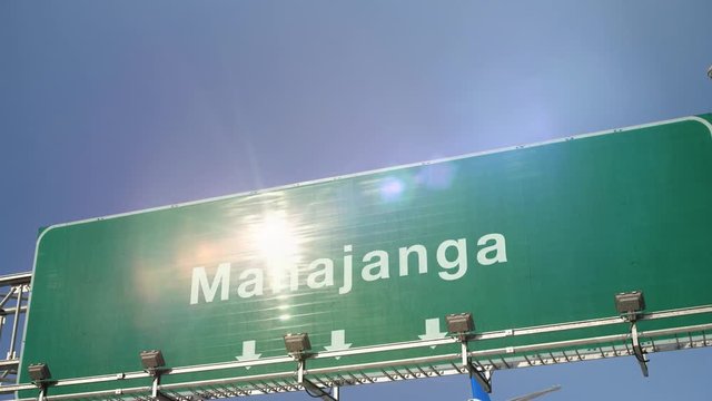 Airplane Landing Mahajanga