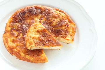 Homemade Spanish omelete