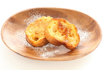 Homemde sugar and honey French Toast