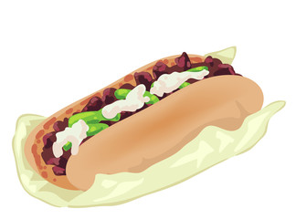 American Food Philly Cheese Steak Sandwich