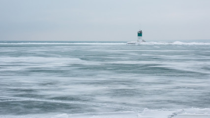 Winter Ice and Snow in Chicago