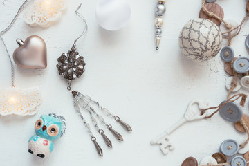 christmas decoration colour themes: vintage