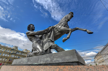 Horse Tamer - Anichkov Bridge - Saint Petersburg, Russia