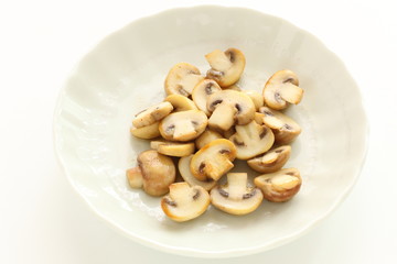 Pan fried Sliced mushroom 