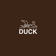 logo fried duck restaurant