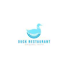 logo fried duck restaurant
