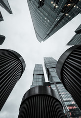 skyscrapers in Moscow