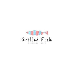 Logo grilled fish restaurant