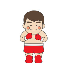 男性キャラクターボクシング