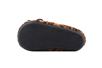 Small Child Shoes On White