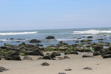 beach and sea