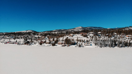 Fototapeta premium Aerial Drone Landscape