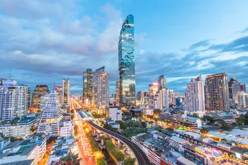 Gordijnen View of Bangkok city in Thailand © Photo Gallery