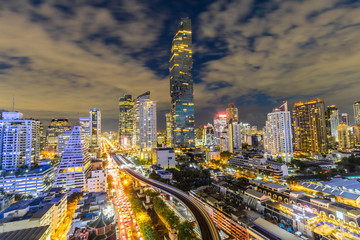 View of Bangkok city in Thailand