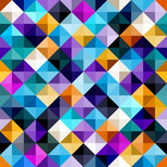 Diamond-Shaped Seamless Pattern