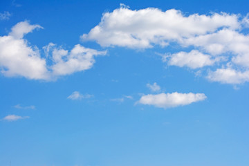 Obraz na płótnie Canvas Blue Sky With Scattered Clouds