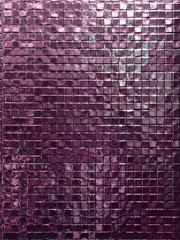 Fototapeta na wymiar beautiful luxury reflection background of pink mosaic tilt decoration, elegant element of pink wall and texture, close up of shiny beautiful background interior decoration for party