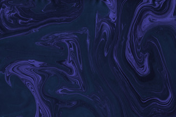 Obraz premium Suminagashi marble texture hand painted with grey 