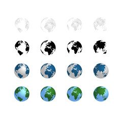 World globe isolated