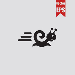 Snail icon.Vector illustration.