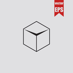 Box icon.Vector illustration.