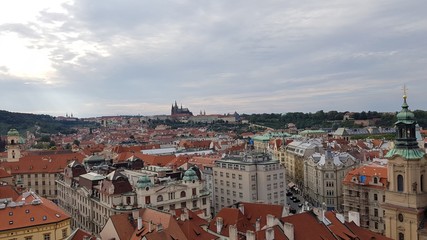 Fototapeta na wymiar View of the historical center of Prague