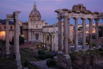 Forum Romanum old Pillars
