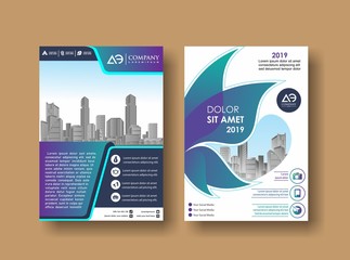 cover, layout, brochure, magazine, catalog for annual report