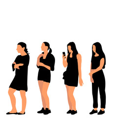 Obraz premium set of butterfly and dragonfly silhouettes isolated, vector