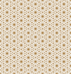 Seamless pattern based on Japanese ornament Kumiko