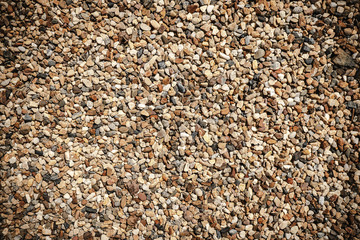 pebbles on the beach, Gravel, small stones background, Crushed granite and pebble gravel texture.