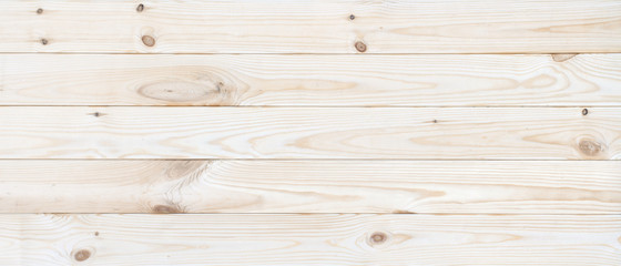 Obraz na płótnie Canvas white wood texture background, top view wooden plank panel
