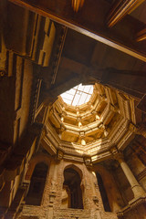 Ancient well in the city of Ahmedabad, India, April 2016
