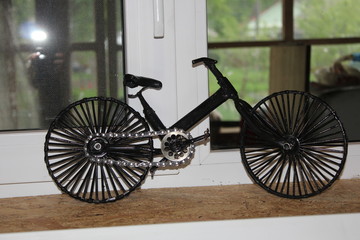 Fototapeta na wymiar handmade bike