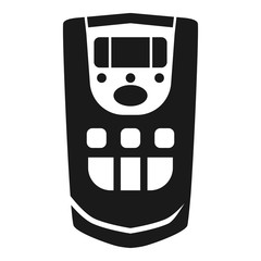 Ionizer remote control icon. Simple illustration of ionizer remote control vector icon for web design isolated on white background