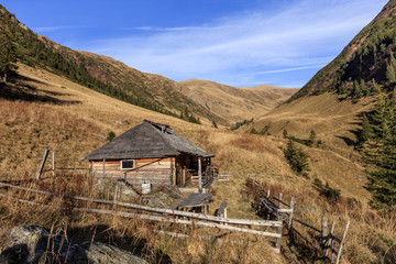 mountain landscape in Fagaras Mountains, Romania