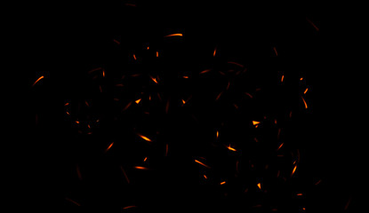 Glitter lights background.Abstract dark glitter fire particles lights texture or texture overlays