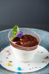 Classic tiramisu in a glass