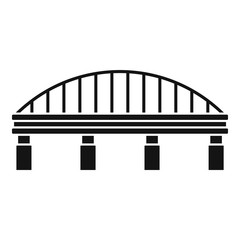 Safe bridge icon. Simple illustration of safe bridge vector icon for web design isolated on white background