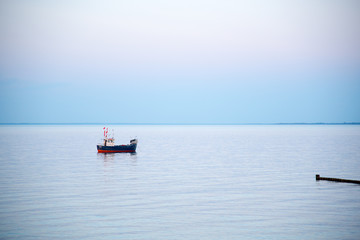 Fototapeta na wymiar Fischerboot in der Ostsee