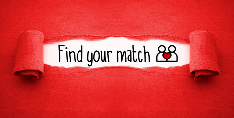 Cubes, dice and paper work with find your match