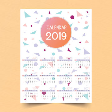 Calendar for  The Year Design