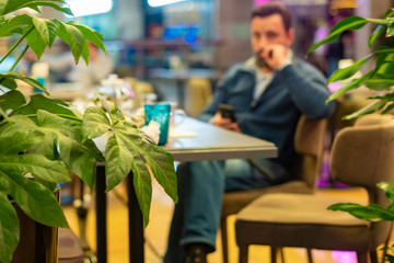 business meeting in restaurant before a successful deal b