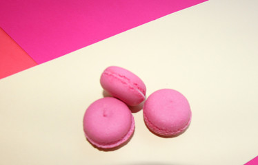 paper background macaroon pink love