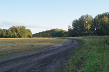 road in the countryside