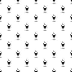 Fototapeta premium Acorn pattern seamless vector repeat geometric for any web design